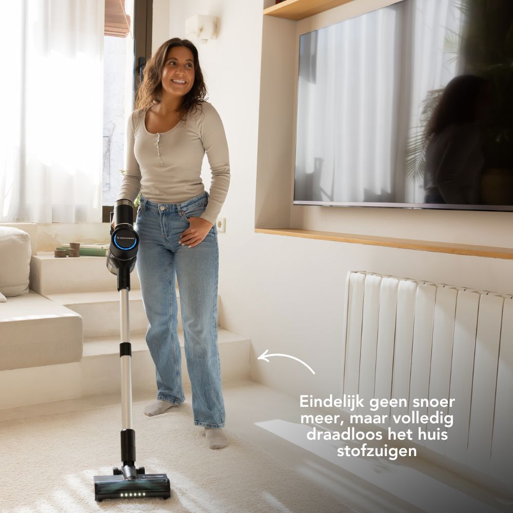 TV1 Aspiradora vertical sin cable | 90 minutos de autonomía