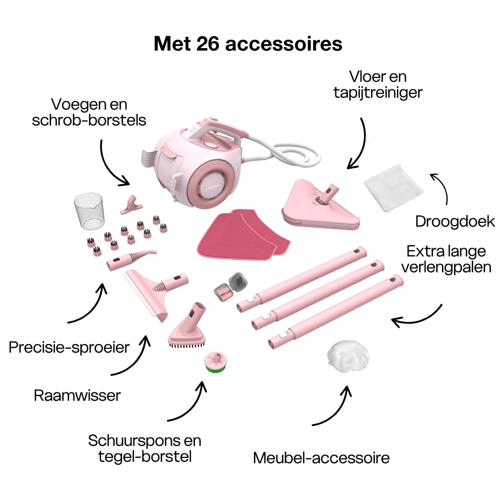 Limpiador a vapor TS2 Performance EDICIÓN LIMITADA ROSA