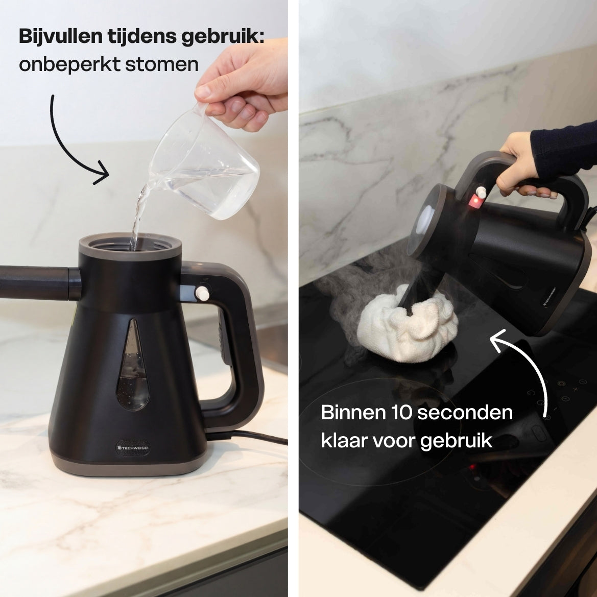 Limpiador de vapor de mano TS Compact