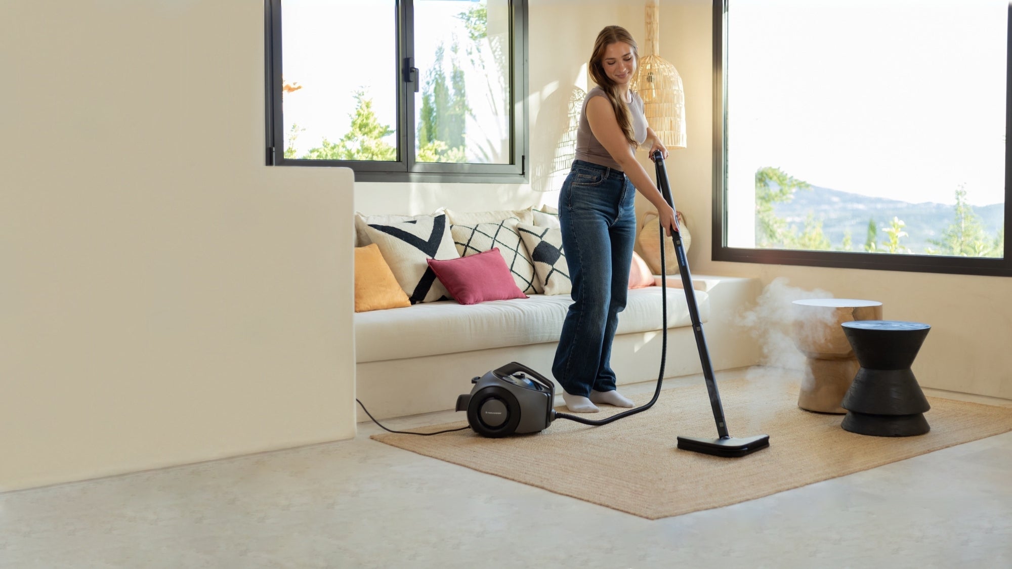 Stoomreiniger in plaats van chemische middelen