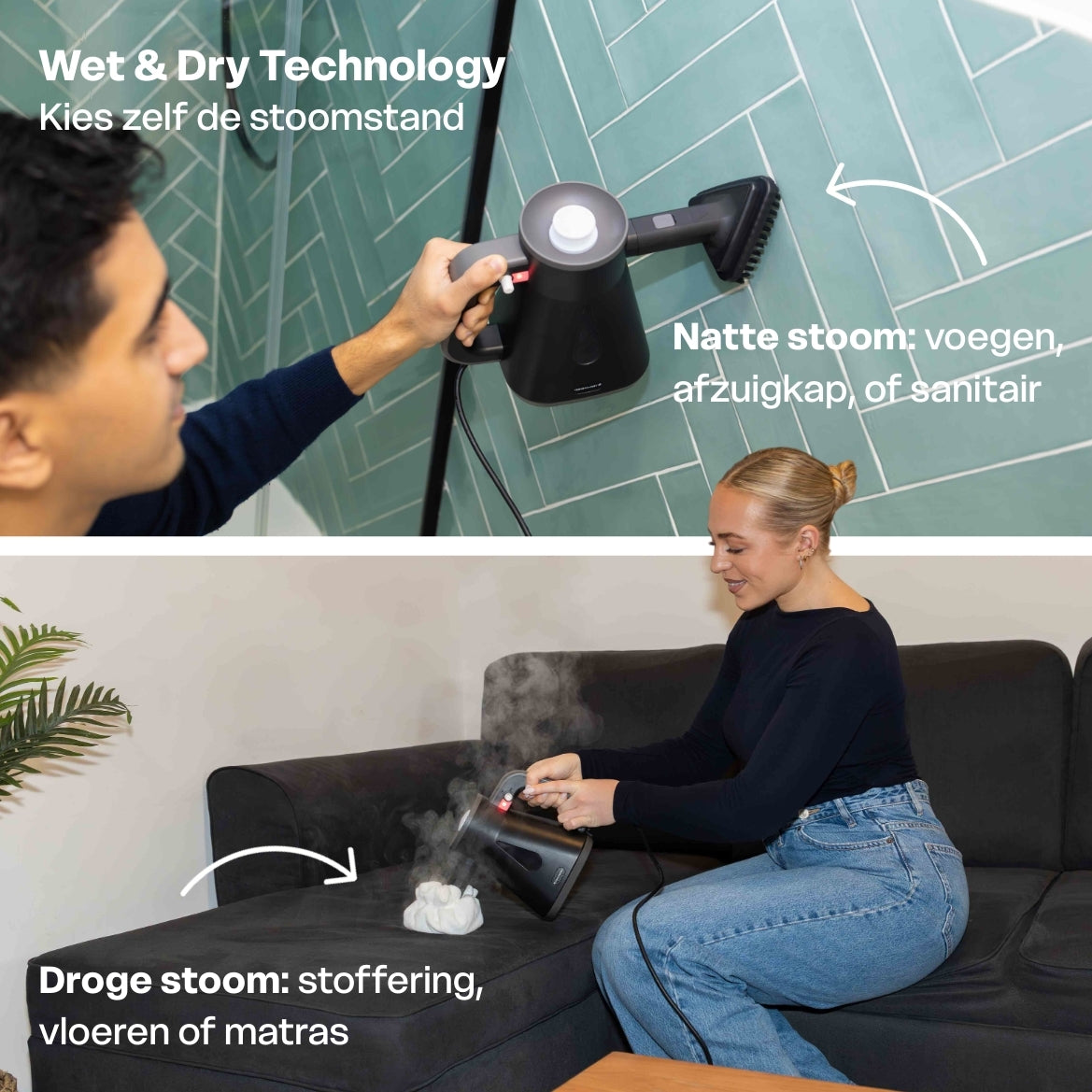 Limpiador de vapor de mano TS Compact